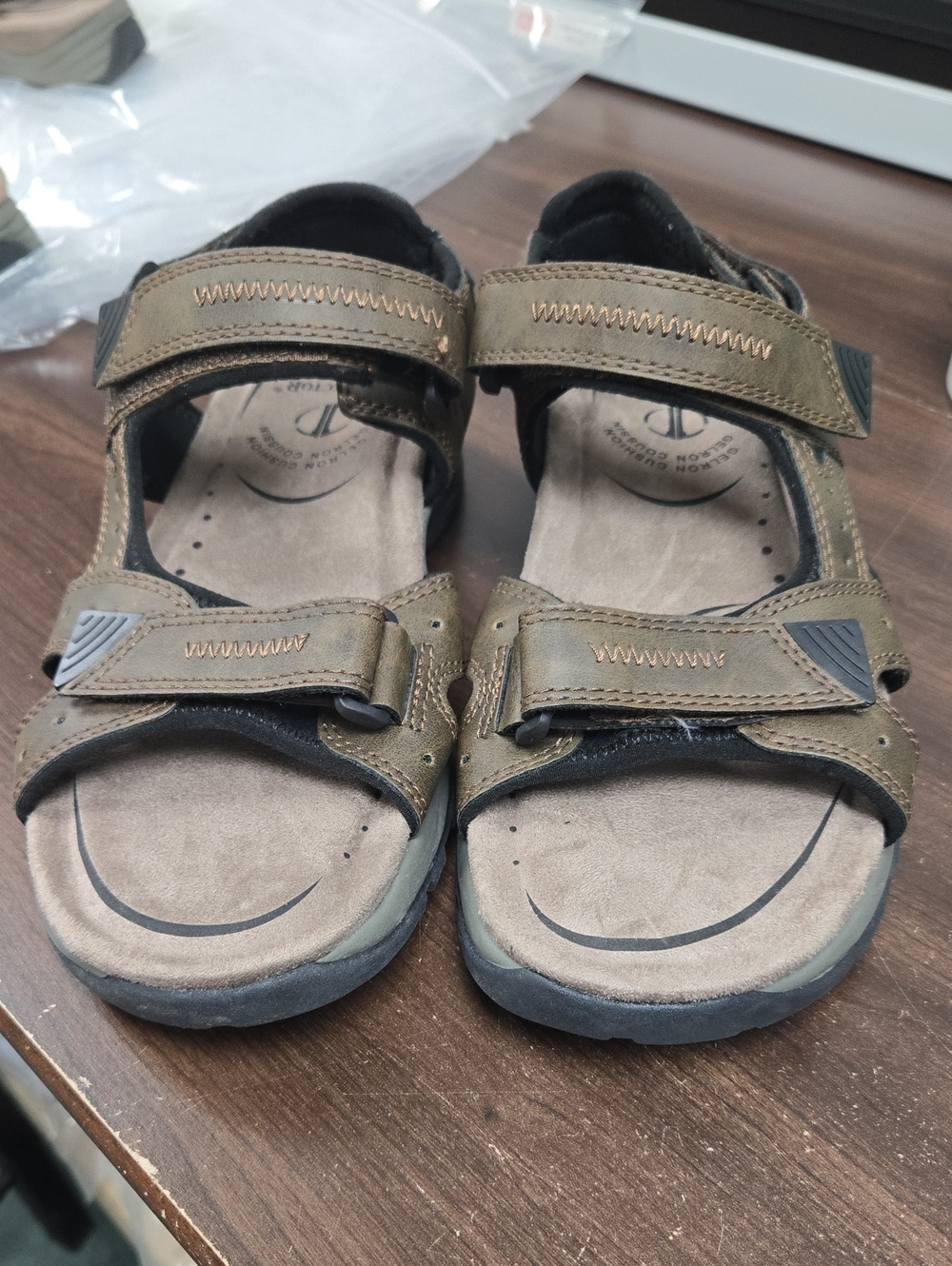 Prospector Size 9 Brown Ashton Adjustable Sandal